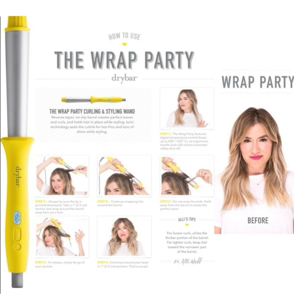 Dry Bar Wrap Party Curling Wand